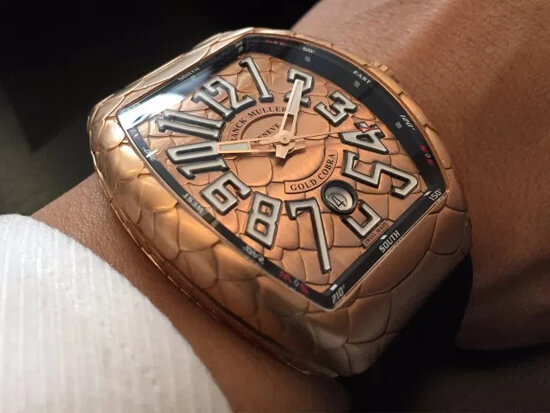 Franck Muller フランク ミュラースーパーコピー 2018新作 ヴァンガード コブラ V45SCDT GOLD COBRA